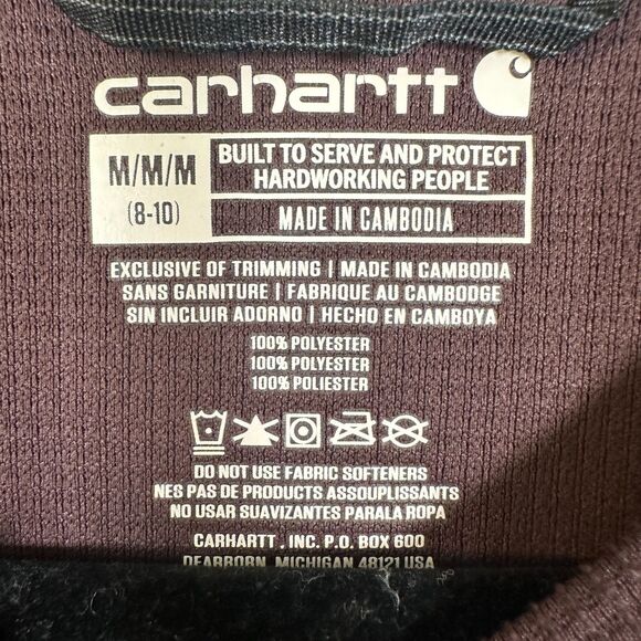 Carhartt Base Force Midweight Tech Crew Women's Size Medium - Picture 3 of 4